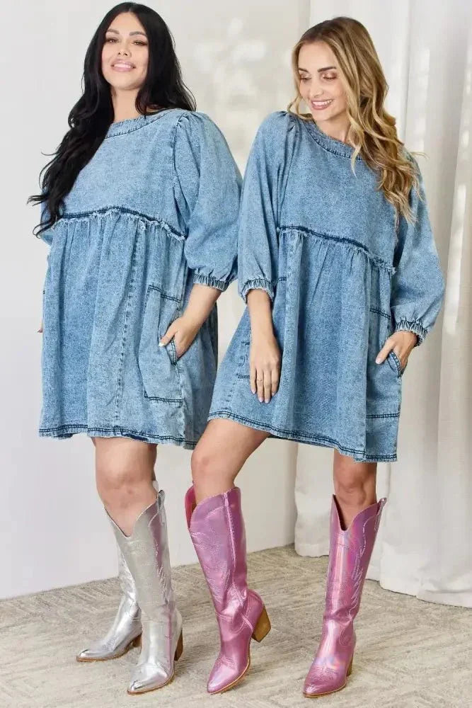 HEYSON Full Size Oversized Denim Babydoll Dress - Update AvenueDenim Dresses & SkirtsTrendsi1001002025065451001002025065458a4093e0 - 1966 - 489b - 9207 - dc3fe1576ced - MaxDENIM