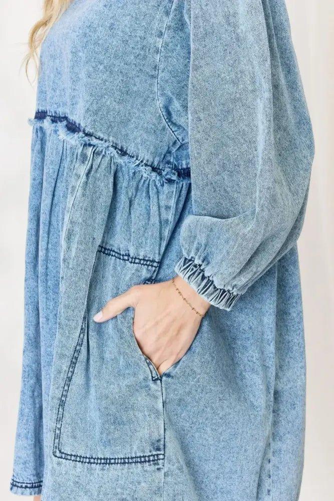 HEYSON Full Size Oversized Denim Babydoll Dress - Update AvenueDenim Dresses & SkirtsTrendsi10010020250654510010020250654511e1d2b6 - cf69 - 4874 - bd4d - e85b1bc9b90d - MaxDENIM