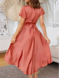 High - Low Plunge Flutter Sleeve Dress - Update AvenueEffortless Elegance: DressesTrendsi10010009380719310010009380719392f93626 - f6ac - 4e7a - 8ce2 - 0a9fbec8c111 - Max - OriginCoral