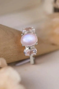 High Quality Natural Moonstone 925 Sterling Silver Three Stone Ring - Update AvenueRingTrendsi100100813709183100100813709183High Quality Natural Moonstone 925 Sterling Silver Three Stone RingSilver