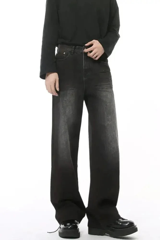 High Waist Baggy Jeans with Pockets - Update AvenueTrendsi100400858951946100400858951946High Waist Baggy Jeans with PocketsMedium