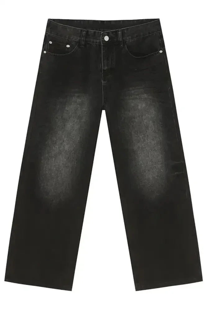 High Waist Baggy Jeans with Pockets - Update AvenueTrendsi100400858958427100400858958427High Waist Baggy Jeans with PocketsDark