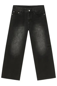 High Waist Baggy Jeans with Pockets - Update AvenueTrendsi100400858958427100400858958427High Waist Baggy Jeans with PocketsDark