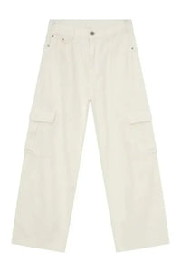 Hight Rise Wide Leg Cargo Pants - Update AvenueTrendsi100400393235662100400393235662Hight Rise Wide Leg Cargo PantsIvory