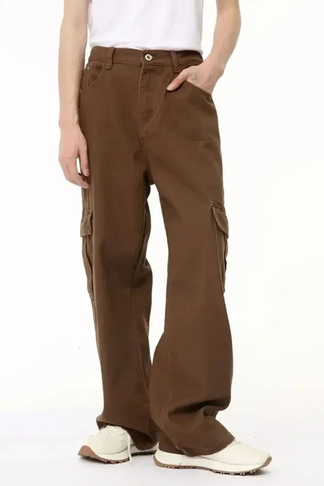 Hight Rise Wide Leg Cargo Pants - Update AvenueTrendsi100400393235662100400393235662Hight Rise Wide Leg Cargo PantsIvory