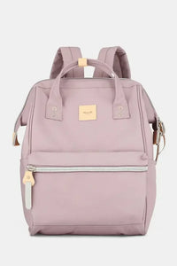 Himawari Water Resistant Canvas Backpack Bag with Side Pockets