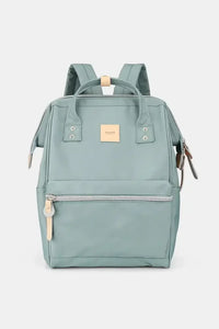 Himawari Water Resistant Canvas Backpack Bag with Side Pockets