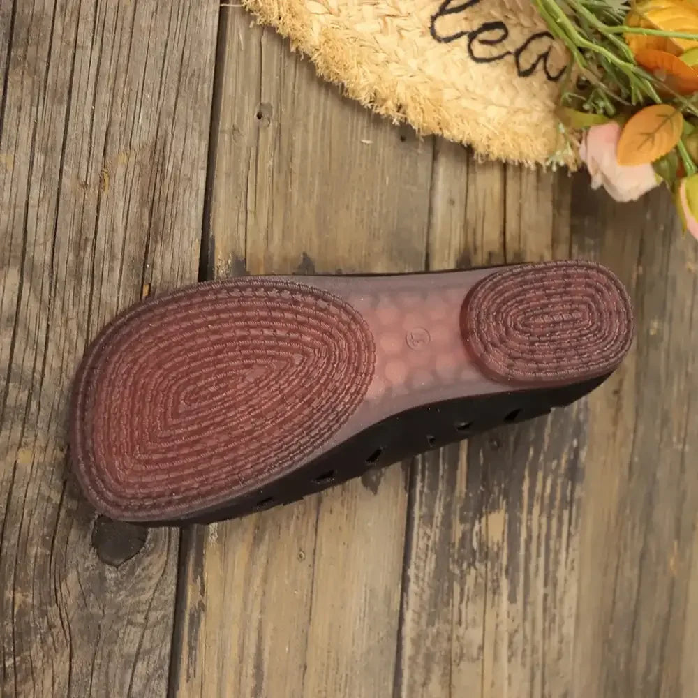 Hollow Out Breathable Casual Flat Slip-Ons