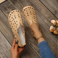Hollow Out Breathable Casual Flat Slip-Ons