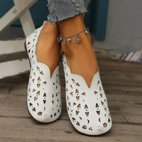Hollow Out Breathable Casual Flat Slip-Ons