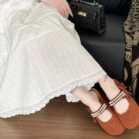 Hollow Out Round Toe Flat Slip - Ons - Update AvenueTrendsi100600836585498100600836585498Hollow Out Round Toe Flat Slip - OnsBrown