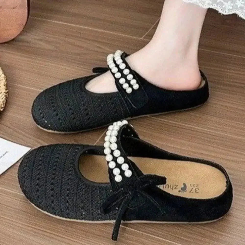 Hollow Out Round Toe Flat Slip - Ons - Update AvenueTrendsi100600836586560100600836586560Hollow Out Round Toe Flat Slip - OnsBlack