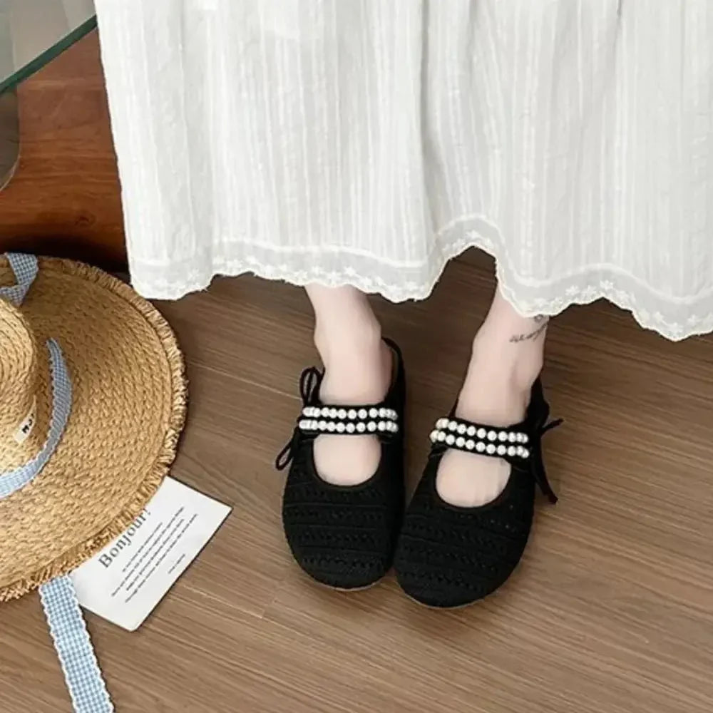 Hollow Out Round Toe Flat Slip - Ons - Update AvenueTrendsi100600836586560100600836586560Hollow Out Round Toe Flat Slip - OnsBlack