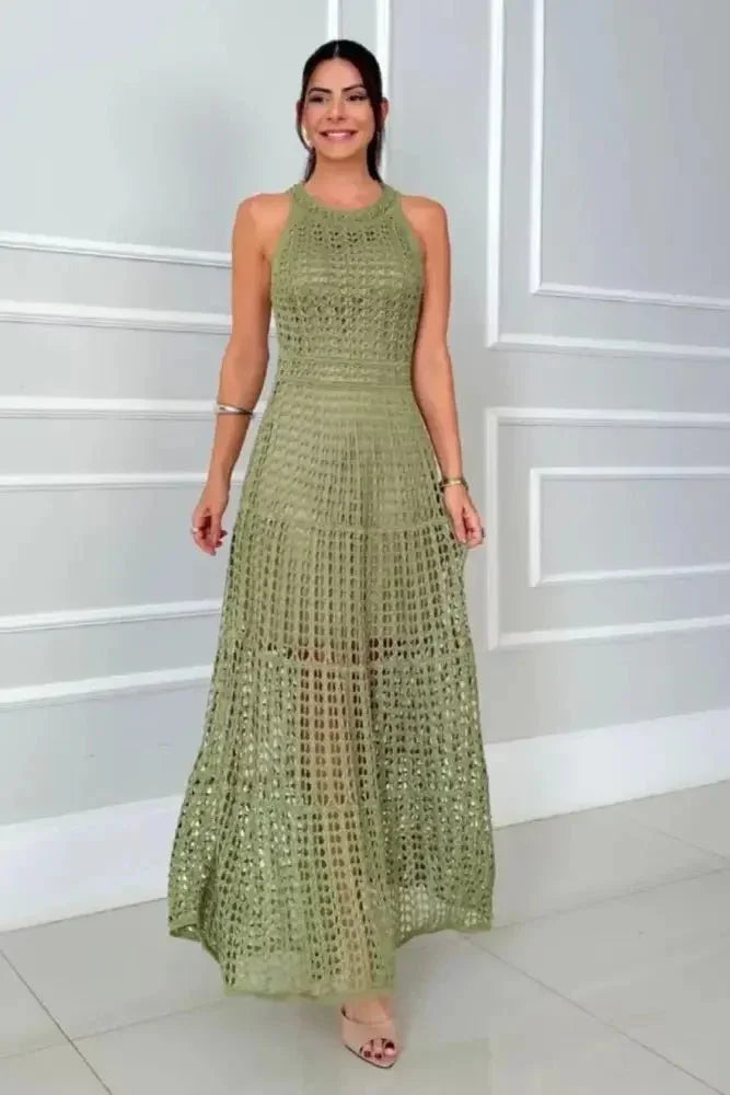 Hollowed - Out Sleeveless Maxi Dress - Update AvenueFestival VibesTrendsi100100753922866100100753922866cf3ba8da - 0de5 - 4a61 - 90c4 - 827c6d2c2afd - MaxMatcha Green