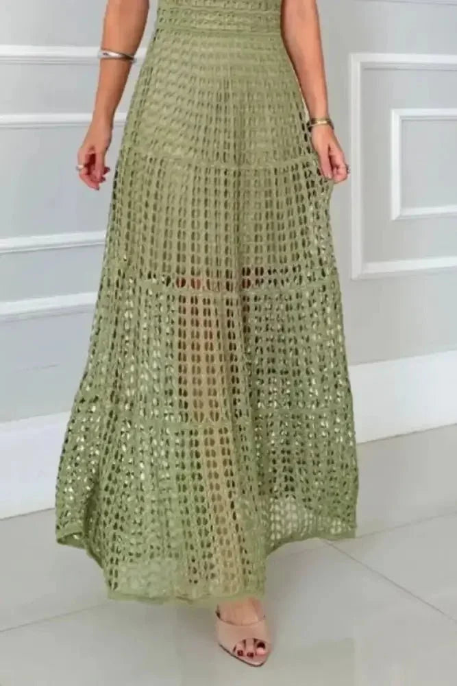 Hollowed - Out Sleeveless Maxi Dress - Update AvenueFestival VibesTrendsi100100753922866100100753922866ba656a93 - 7695 - 4cb6 - 810f - 55a6c3fd1e40 - MaxMatcha Green