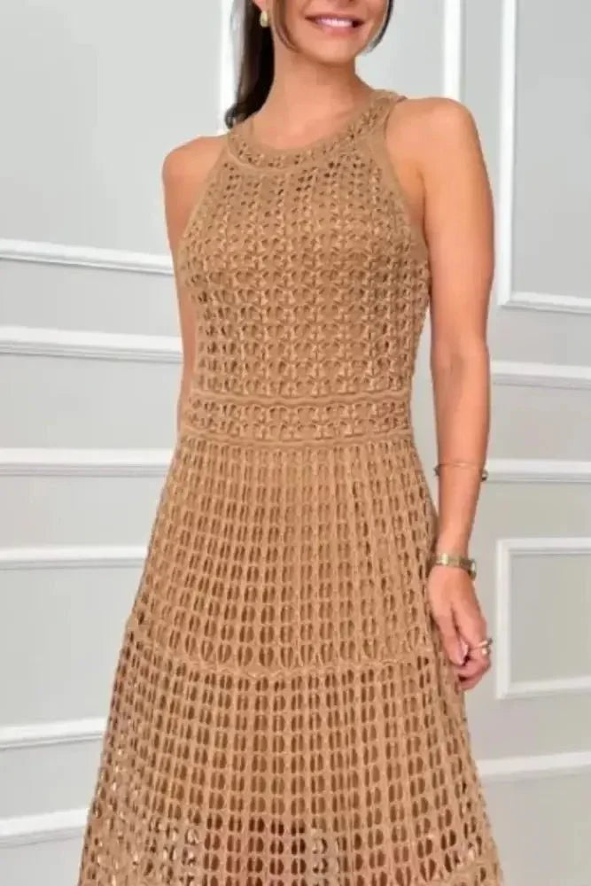Hollowed - Out Sleeveless Maxi Dress - Update AvenueFestival VibesTrendsi100100753925377100100753925377d8e4fee5 - af7c - 4da5 - ba7b - f0ead480ef4c - MaxOchre