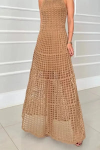Hollowed - Out Sleeveless Maxi Dress - Update AvenueFestival VibesTrendsi1001007539253771001007539253777b02635b - bc4f - 45e4 - 9b8f - 12a290101ab3 - MaxOchre