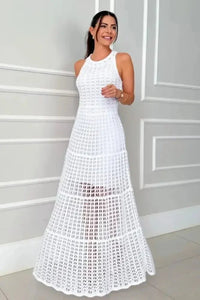 Hollowed - Out Sleeveless Maxi Dress - Update AvenueFestival VibesTrendsi1001007539286441001007539286449ee03bb0 - 6a3d - 4c95 - a6ec - c7df5ba21a26 - MaxWhite