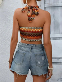Honey Geometric Halter Neck Cropped Tank - Update AvenueFestival VibesTrendsi1001001484355061001001484355062ba73fc3 - b1ff - 4134 - ac1c - 215953b4a547 - MaxOrange