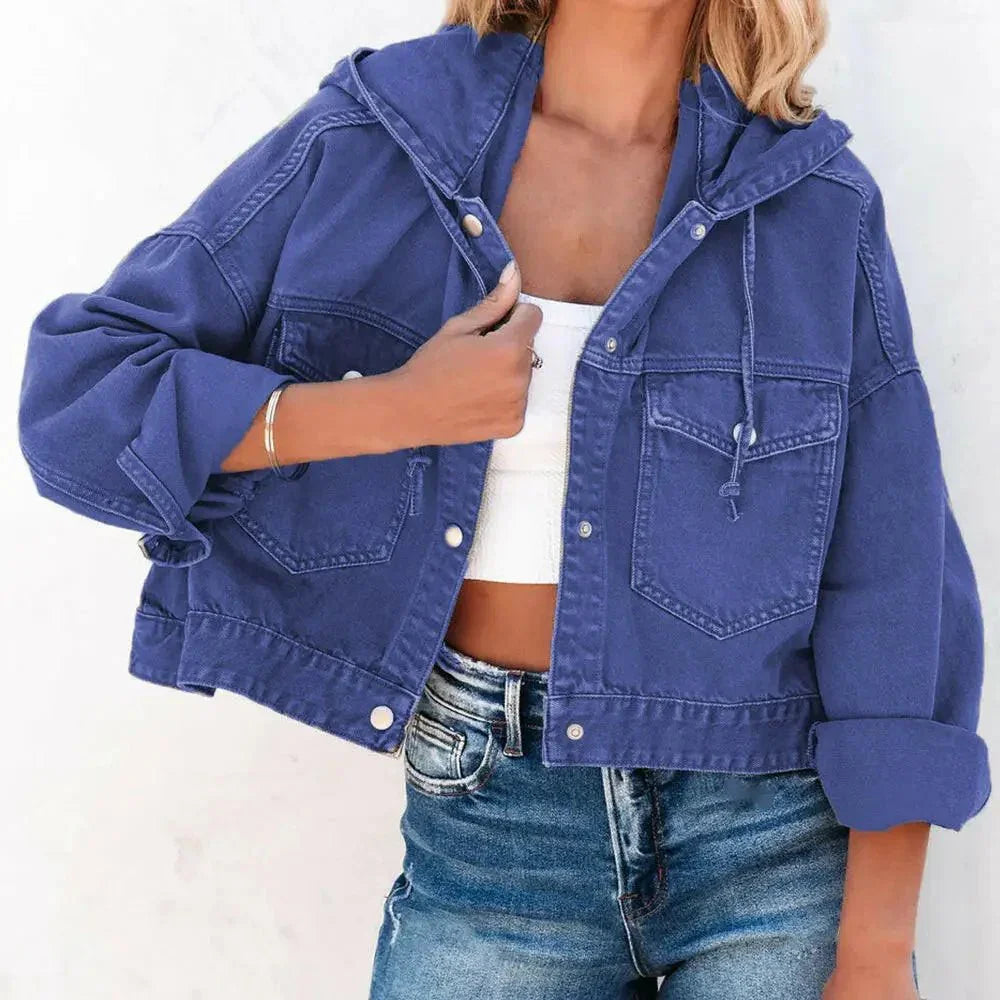 Hooded Dropped Shoulder Denim Jacket - Update AvenueTrendsi100100094575224100100094575224b2bf8d8076fb4de2b4ff46f163bcc8ef - MaxRoyal Blue
