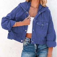 Hooded Dropped Shoulder Denim Jacket - Update AvenueTrendsi100100094575224100100094575224b2bf8d8076fb4de2b4ff46f163bcc8ef - MaxRoyal Blue