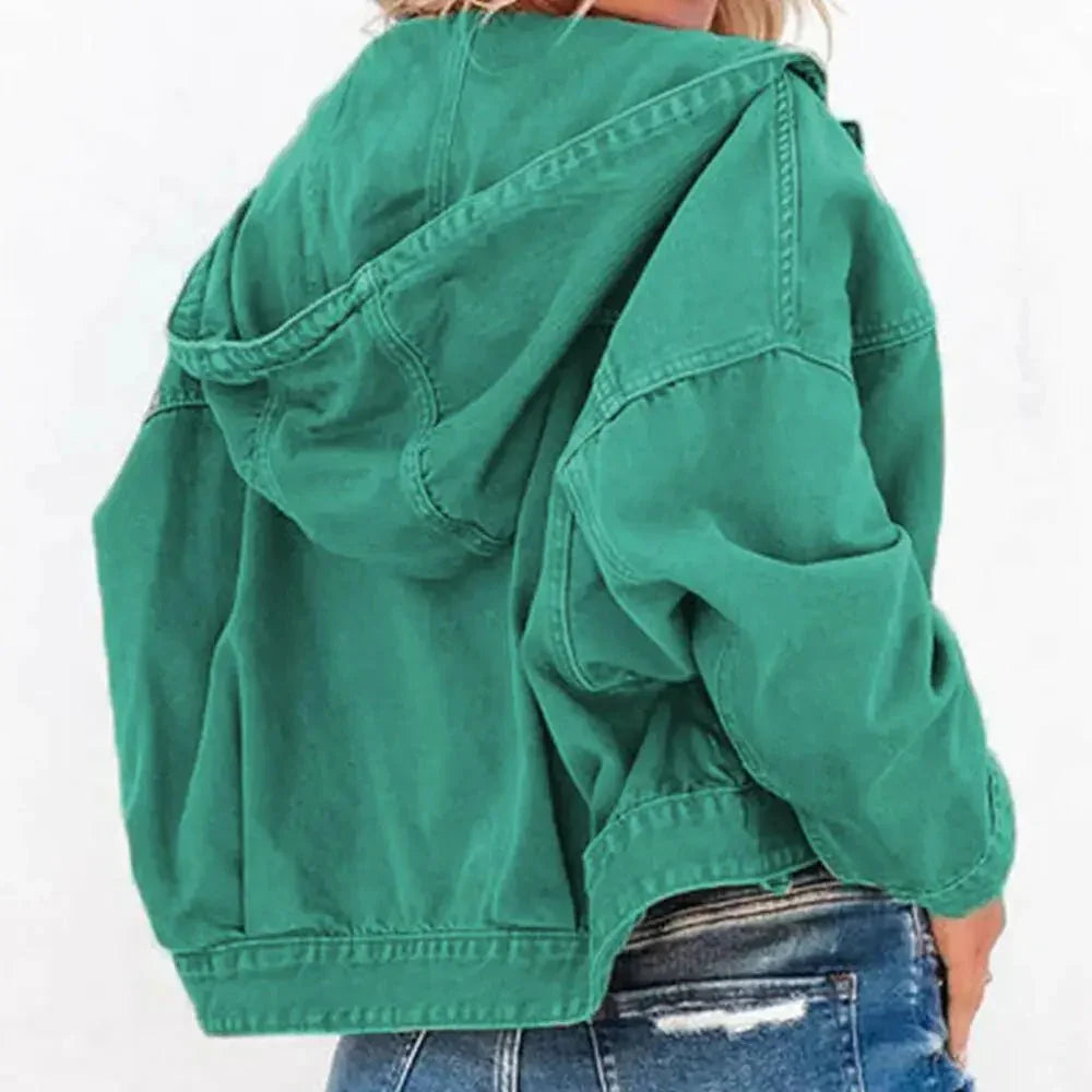 Hooded Dropped Shoulder Denim Jacket - Update AvenueTrendsi100100094575327100100094575327afebc22417dd460f9f199efadf57913d - MaxTeal