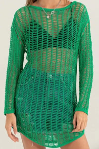 HYFVE Crochet Long Sleeve Cover Up - Update AvenueTrendsi10010026024106010010026024106053977a64 - 3015 - 4a8e - 8376 - 73361eb57c4b - MaxGreen