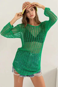 HYFVE Crochet Long Sleeve Cover Up - Update AvenueTrendsi100100260241060100100260241060cd870cad - d80e - 45da - 9da9 - 33648afa4403 - MaxGreen