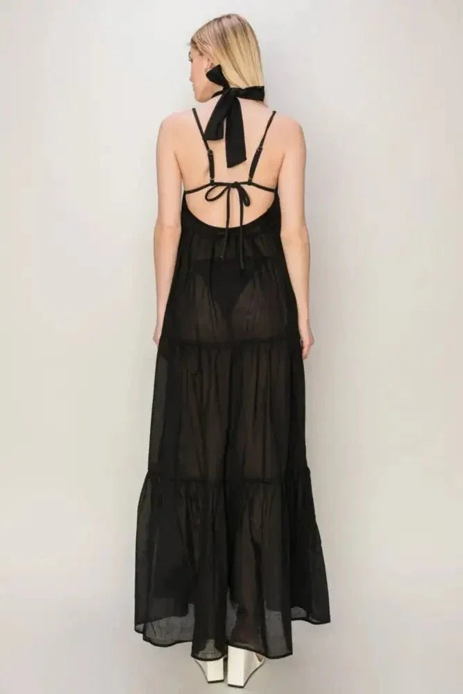 HYFVE Halter Neck Cover Up Maxi Dress - Update AvenueTrendsi10010027623157110010027623157132294ad4 - 83ea - 4b2d - b258 - b771d8692b2c - MaxBlack