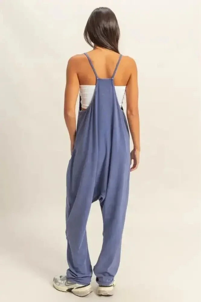 HYFVE Relaxed Fit Mineral Washed Overalls with Pockets - Update AvenueFestival VibesTrendsi100100530471056100100530471056d5a8196f - df96 - 4d55 - 867f - c302a662bc2d - MaxDusty Blue