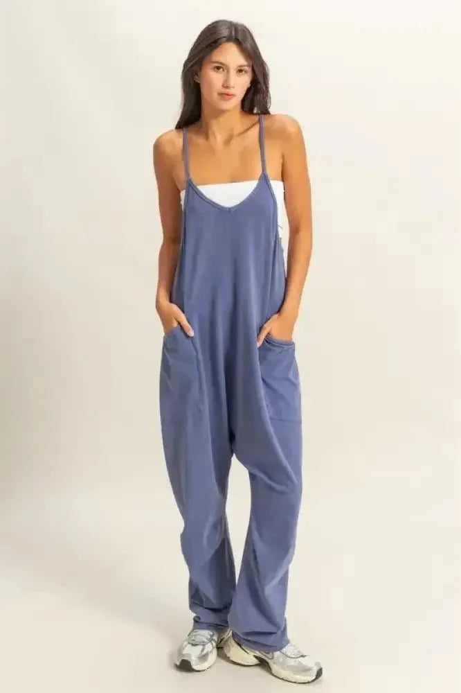 HYFVE Relaxed Fit Mineral Washed Overalls with Pockets - Update AvenueFestival VibesTrendsi100100530471056100100530471056803c5e67 - c759 - 4837 - b8ac - 94e2c179ad69 - MaxDusty Blue