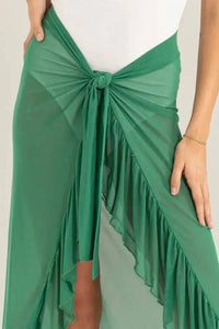 HYFVE Ruffle Trim Cover Up Sarong Skirt - Update AvenueTrendsi100100252301990100100252301990ff620fee - 9a69 - 46b9 - aebb - 8a09a4b666d6 - MaxGreen