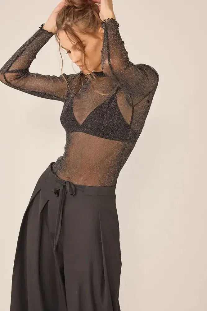 Idem Ditto Sparkling Glitter Long Sleeve Sheer Top - Update AvenueTrendsi100100835491325100100835491325f2e6f666 - ef6d - 4a20 - 963d - 812b8edbb25f - MaxBLACK