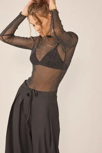 Idem Ditto Sparkling Glitter Long Sleeve Sheer Top - Update AvenueTrendsi100100835491325100100835491325f2e6f666 - ef6d - 4a20 - 963d - 812b8edbb25f - MaxBLACK