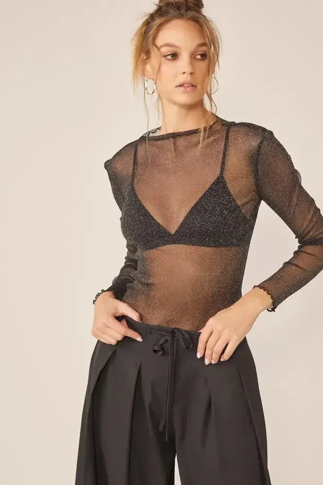 Idem Ditto Sparkling Glitter Long Sleeve Sheer Top - Update AvenueTrendsi10010083549132510010083549132593395134 - a01d - 4571 - a54d - 819f88292d4a - MaxBLACK