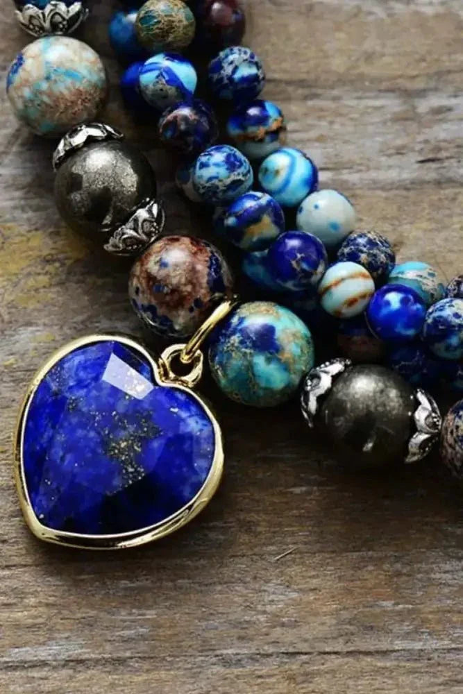 Imperial Stone Heart Three - Layered Bracelet - Update AvenueBraceletsTrendsi100500399361739100500399361739Imperial Stone Heart Three - Layered BraceletRoyal Blue