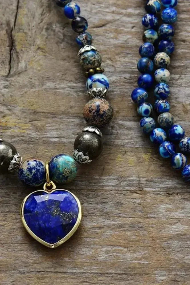 Imperial Stone Heart Three - Layered Bracelet - Update AvenueBraceletsTrendsi100500399361739100500399361739Imperial Stone Heart Three - Layered BraceletRoyal Blue