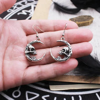 Independent station cross - border new gothic dark wind skull earrings Europe and the United States fashion retro crescent earrings - Update AvenueUpdate Avenues212955581507001Independent station cross - border new gothic dark wind skull earrings Europe and the United States fashion retro crescent earringsMain color