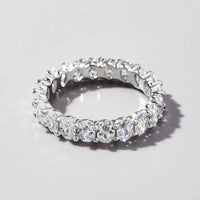 Inlaid Zircon 925 Sterling Silver Ring - Update AvenueRingTrendsi100500329871764100500329871764Inlaid Zircon 925 Sterling Silver RingSilver