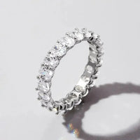Inlaid Zircon 925 Sterling Silver Ring - Update AvenueRingTrendsi100500329871764100500329871764Inlaid Zircon 925 Sterling Silver RingSilver