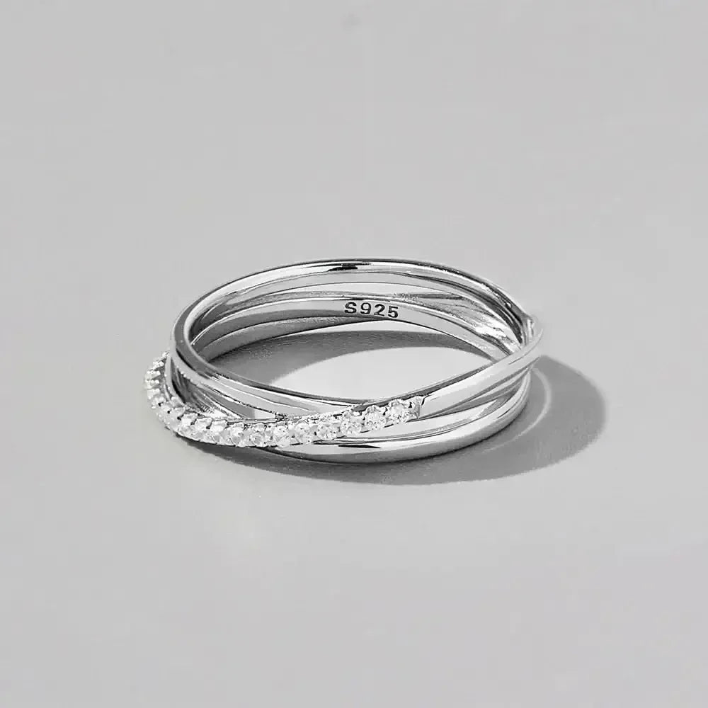 Inlaid Zircon 925 Sterling Silver Ring - Update AvenueRingTrendsi100500612911152100500612911152Inlaid Zircon 925 Sterling Silver RingSilver