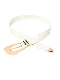 Irregular Buckle Braid Belt - Update AvenueTrendsi100100211884756100100211884756Irregular Buckle Braid BeltWhite
