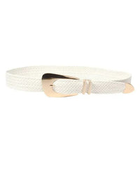 Irregular Buckle Braid Belt - Update AvenueTrendsi100100211884756100100211884756Irregular Buckle Braid BeltWhite
