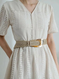 Irregular Buckle Braid Belt - Update AvenueTrendsi100100211885511100100211885511Irregular Buckle Braid BeltGold