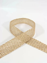 Irregular Buckle Braid Belt - Update AvenueTrendsi100100211885511100100211885511Irregular Buckle Braid BeltGold