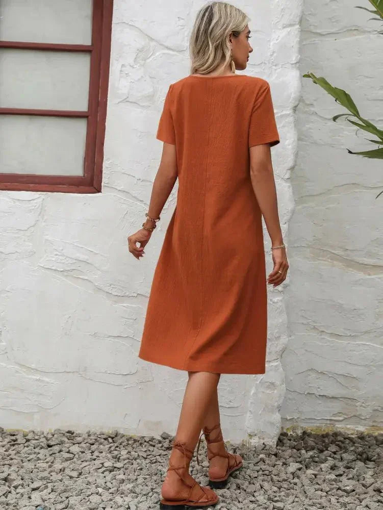 Ivy Lane Round Neck Short Sleeve Dress with Pockets - Update AvenueTrendsi10010073877137410010073877137477645262e8ed4125b19c5fb0cfc7fa42 - MaxCaramel