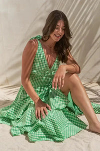 Jade By Jane Full Size Sleeveless Gingham Print Tiered Midi Dress Plus Size - Update AvenueTrendsi1001008298115521001008298115523cf5c05573684105a8fc2f09beaa05d0 - Max - OriginGREEN