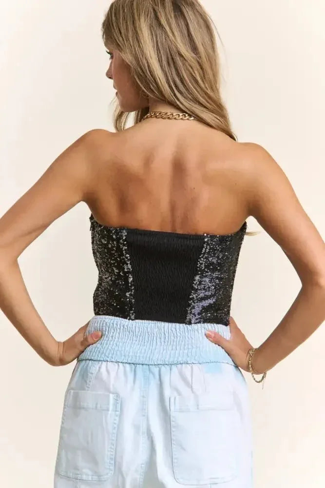 J.NNA Sequin Strapless Bustier Top - Update AvenueFestival VibesTrendsi1001001163911251001001163911250803b5d4 - 1509 - 4f85 - 8964 - 1367acbc2c87 - MaxBlack