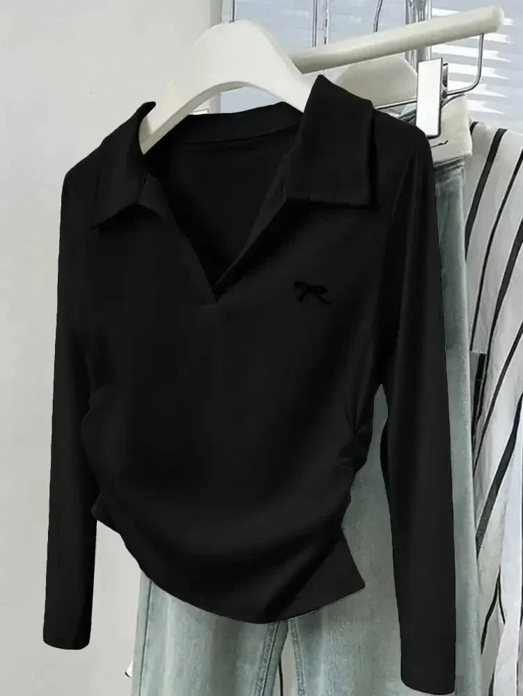 Johnny Collar Long Sleeve T-Shirt - Update AvenueT-ShirtsTrendsi10010032535004910010032535004909b5cd73 - c04c - 43e4 - a960 - e333eae9addf - Max - OriginBlack