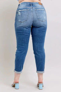 Judy Blue Full Size Button Fly Distressed Jeans with Pockets Plus Size - Update AvenueVacation StyleTrendsi10010067918167310010067918167319a07871 - 9693 - 4ef4 - a57f - 2753070c2c15 - MaxMedium